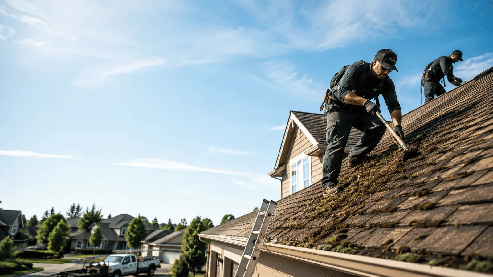 Roof Moss Removal in Fairview, MI near me